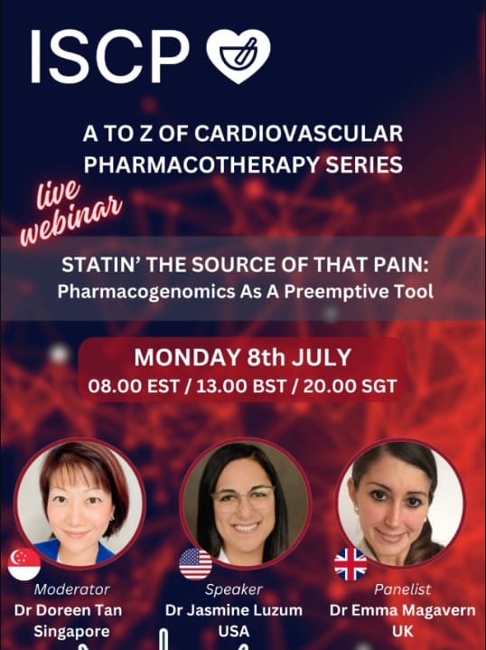 <br>A-Z of CV Pharmacotherapy:<br>ISCP Webinar Series